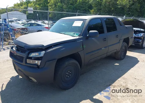 2002 Chevrolet Avalanche 1500 from USA, damaged, VIN 3GNEK13T52G179377